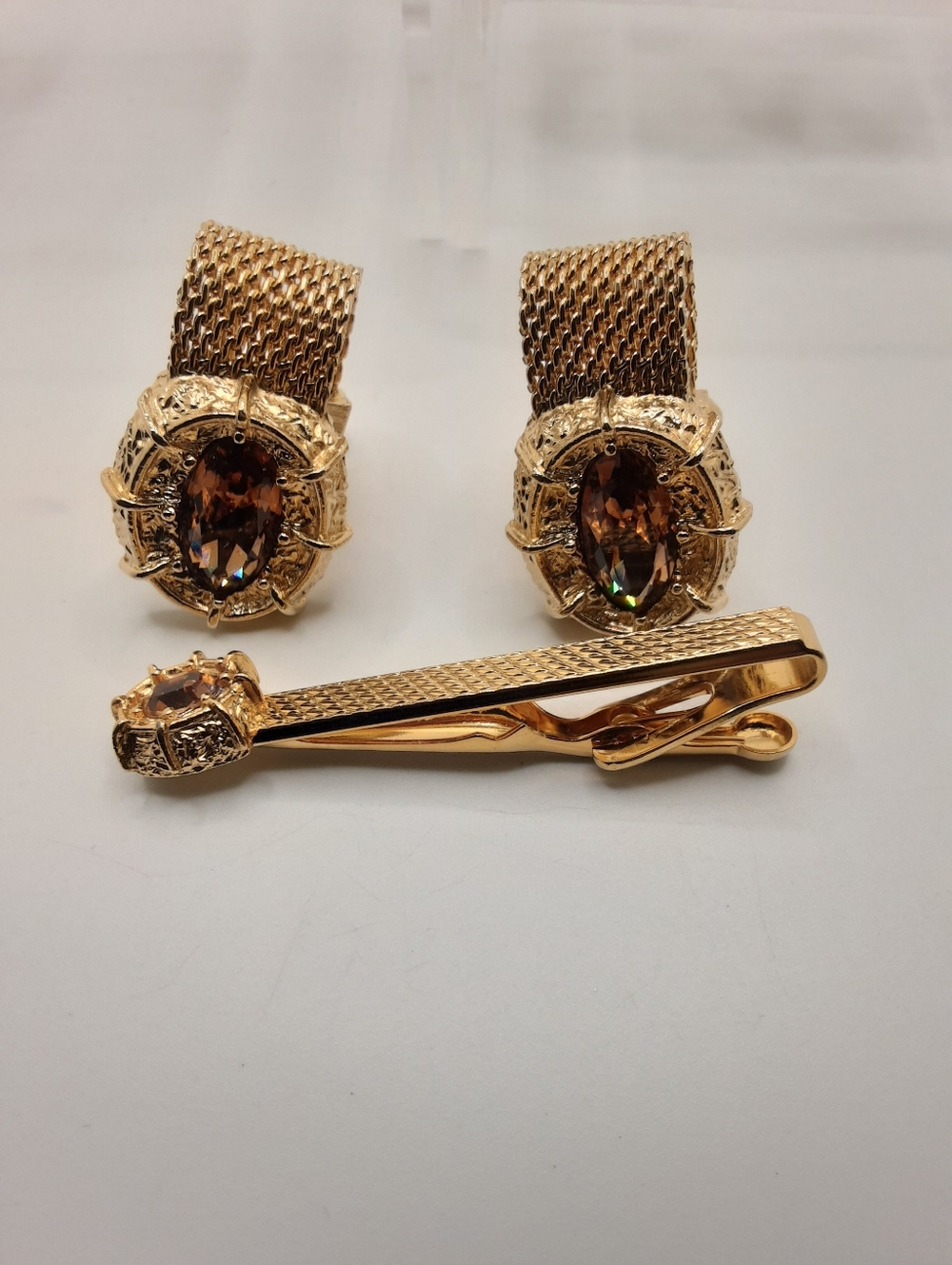 Men's Vintage Swank and Anson Cufflinks and Tie Bars Lot - Picture 6 of 16